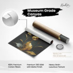 Gilded Bloom Canvas Wall Art - Image 13