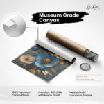 Azure Bloom Canvas Wall Art - Image 13