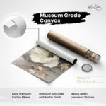 Textured Ivory Canvas Wall Art - Image 12