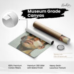 Cerulean Bloom Canvas Wall Art - Image 13