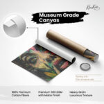 Vivid Dahlia Canvas Wall Art - Image 13