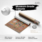 Puri Trio Mandala Canvas Wall art - Image 11