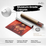 Scarlet Bajrangbali Canvas Wall art - Image 11