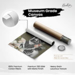 Floral Monarch Abstract canvas art - Image 13