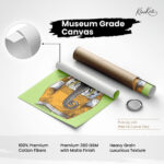 Orange Jumper Elephant canvas Art - Image 13