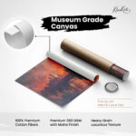 Taj Fiery Dusk Canvas art - Image 13