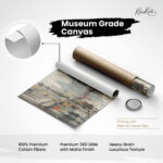 Lisbon Trolley Rain Canvas art - Image 13