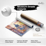 Budapest Golden Sunset Canvas art - Image 13