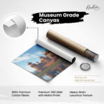 Red Fort Reflection Canvas art - Image 12