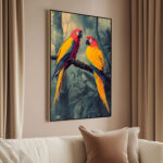 Scarlet Macaws Canvas art - Image 2