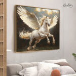 Majestic Winged Unicorn Canvas art - Image 2