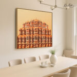 Jaipur Wind Palace Canvas Wall art - Image 2