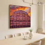 Mahal Sunset Drama Canvas Wall art - Image 2