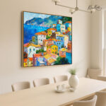Cinque Terre Palette Canvas Wall art - Image 2