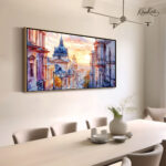 Budapest Golden Sunset Canvas art - Image 2
