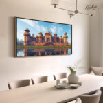 Red Fort Reflection Canvas art - Image 2