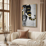 Golden Trunk Acrylic Wall Art - Image 2