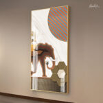 Tribal Geometry Acrylic Wall Art - Image 2