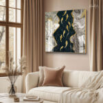 Marble Stream Acrylic Wall Art - Image 2