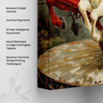 Painted Carousel Horses Canvas art - Image 3