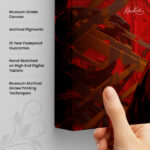 Faceted Panther Canvas art - Image 3