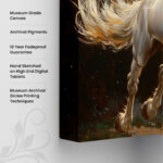 Majestic Winged Unicorn Canvas art - Image 3