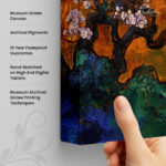 Moonlit Peacock Canvas art - Image 3