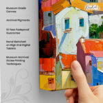 Cinque Terre Palette Canvas Wall art - Image 3