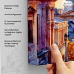 Budapest Golden Sunset Canvas art - Image 3