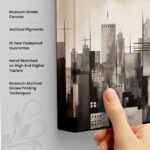 Tribal Harvest Glyph Canvas art - Image 3