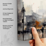 Solstice Prayer Pattern Canvas art - Image 3