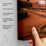 Tribal Woodland Bear Canvas art - Image 3