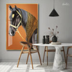 Golden Mane Acrylic Wall Art - Image 3