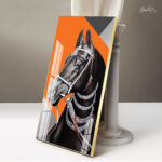 Orange Regalia Acrylic Wall Art - Image 3