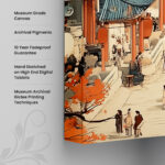 Tang Dynasty Street Canvas wall Art - Image 13