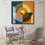 Art Deco Bloom Acrylic Wall Art - Image 5