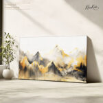 Golden Crest mountain canvas Art - Image 4