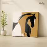 Stallion Silhouette canvas Art - Image 4