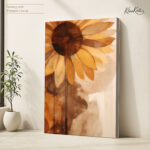 Golden Petal Sunflower Canvas art - Image 4