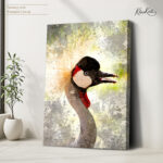 Regal Crowned Crane Canvas art - Image 4