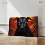 Faceted Panther Canvas art - Image 4
