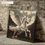 Majestic Winged Unicorn Canvas art - Image 4