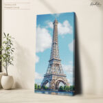 Paris Blue Sky Canvas art - Image 4