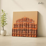Jaipur Wind Palace Canvas Wall art - Image 3