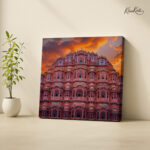 Mahal Sunset Drama Canvas Wall art - Image 4