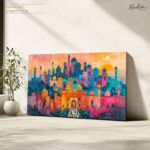 Citadel Sunset Jewel Canvas art - Image 4