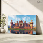 Red Fort Reflection Canvas art - Image 4