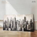 Tribal Harvest Glyph Canvas art - Image 4