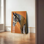 Golden Mane Acrylic Wall Art - Image 4