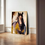 Gilded Gallop Acrylic Wall Art - Image 4